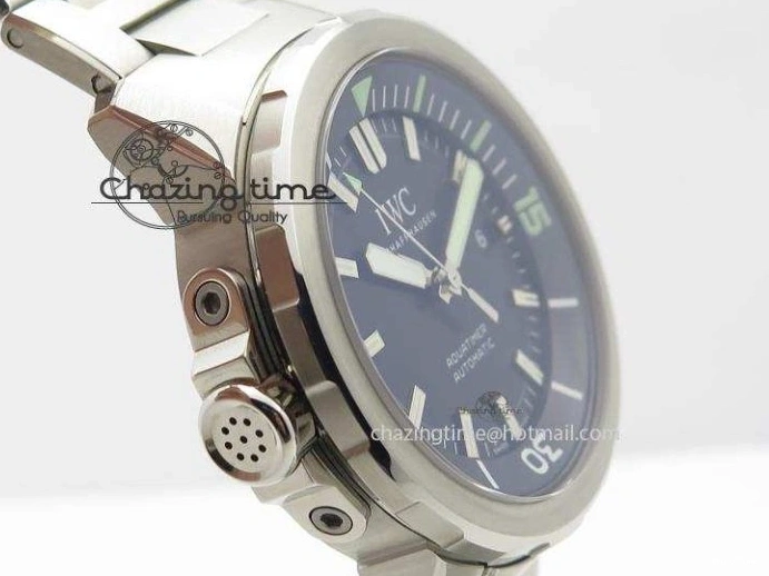 MIROTIME 0317 UrbanStyle Aquatimer Automatic IW329002 V6F 1:1 Best Edition Black Dial On SS Bracelet MIYOTA 7317